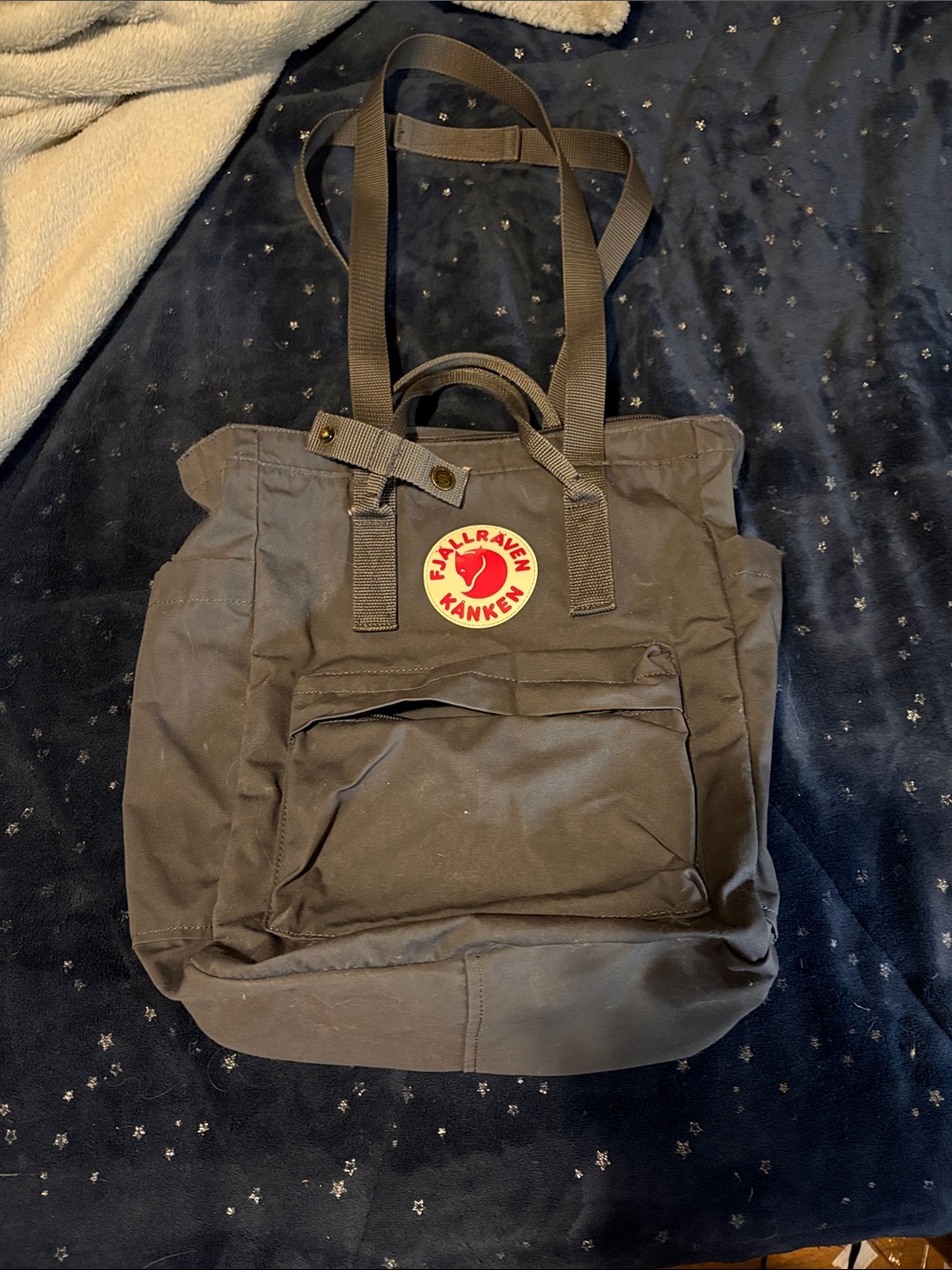 Fjällräven Kånken Tote Backpack - Grey